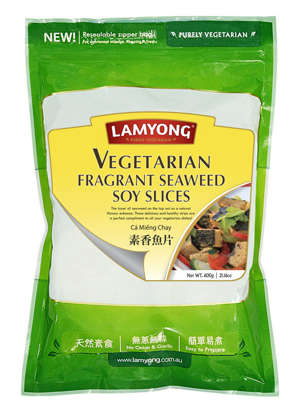 Lamyong Veg. Fragrant Seaweed Soy Slices 600g