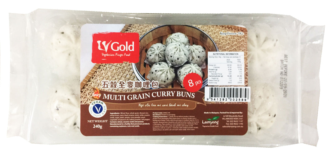 LV Gold Multi Grain Curry Buns 8pcs