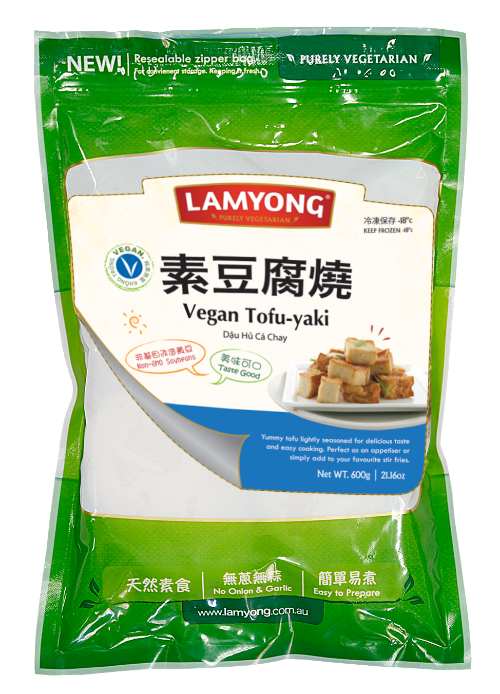 Lamyong Vegan Tofu Yaki 600g